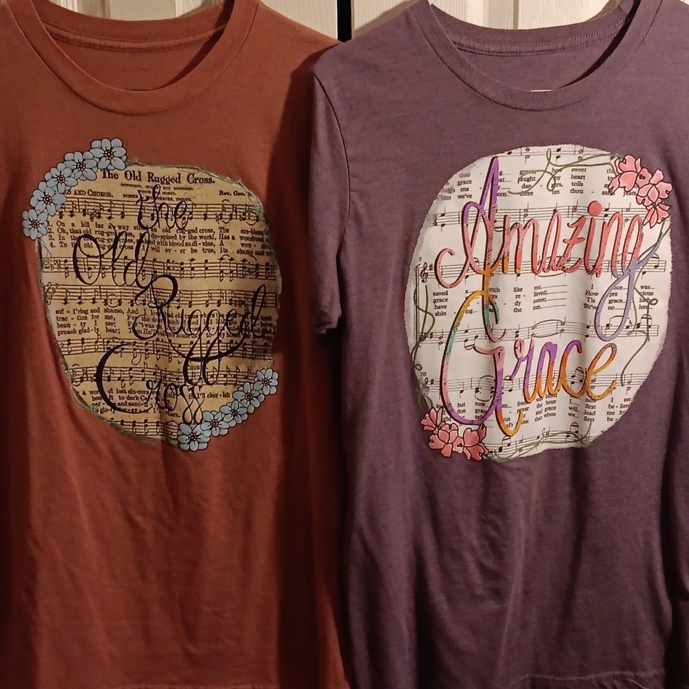 Graphic Tees With Hymns